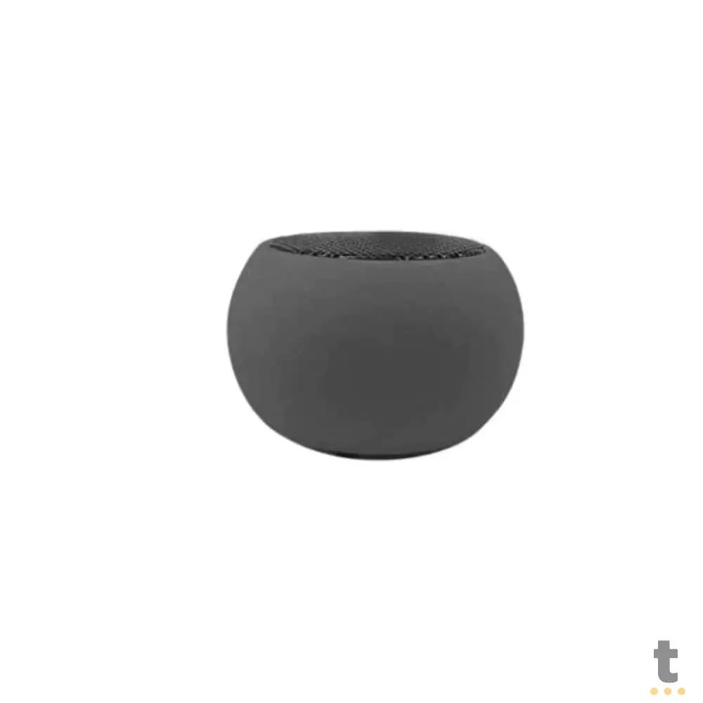 Mini Caixa De Som Bluetooth Até 4Hrs 3W - SM-01 - Preta Truedata